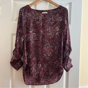 Loft paisley blouse